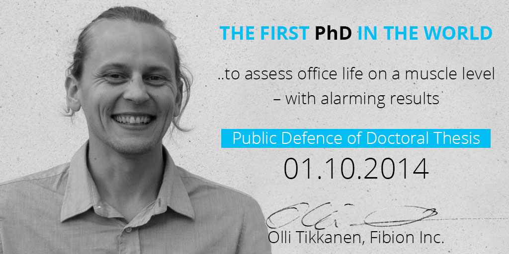 Fibion.com-Olli Tikkanen Public Defence - Over 65% of the time muscles are inactive